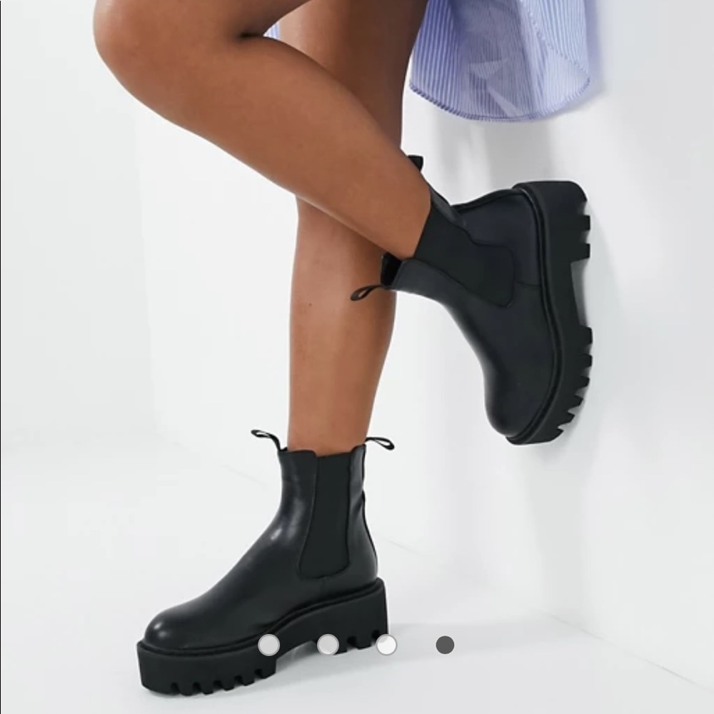 ASOS chunky chelsea boots
